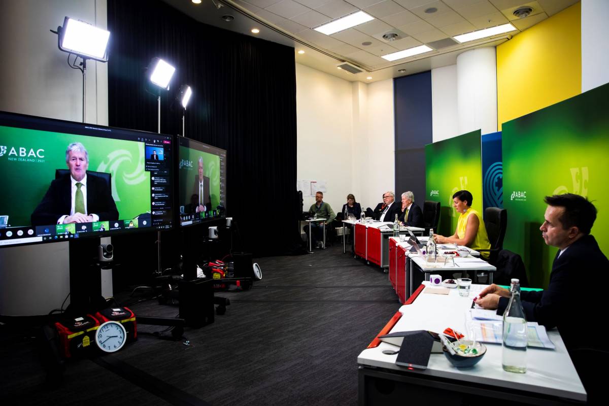 Behind the scenes of the APEC Business Advisory Council meeting.
