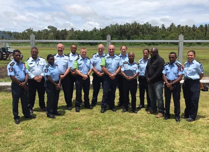 An image of the Bougainville police.. 