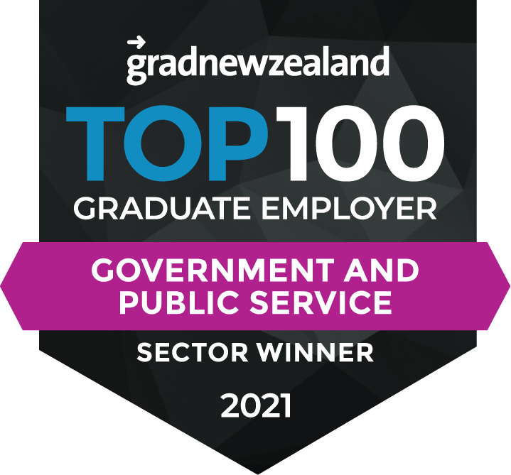 Top 100 graduate employer, government and public service sector winner 2021.. 