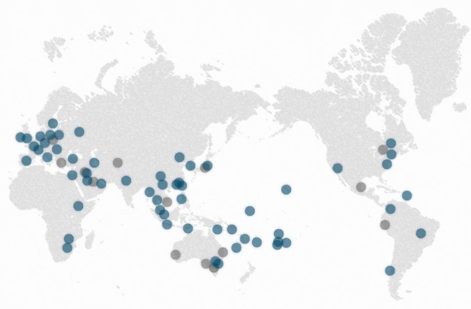 MFAT posts worldwide.