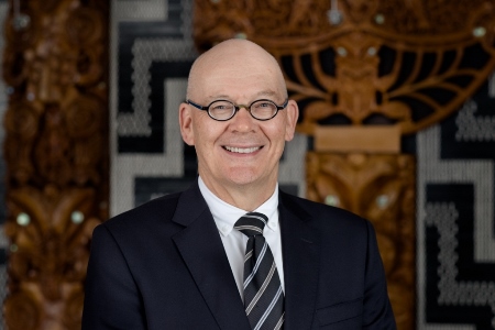 A head shot of Chris Seed, Chief Executive and Secretary of Foreign Affairs and Trade..