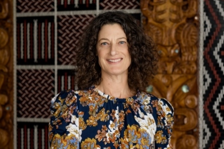 A head shot of Deborah Geels, Deputy Secretary — Americas and Asia Group.. 