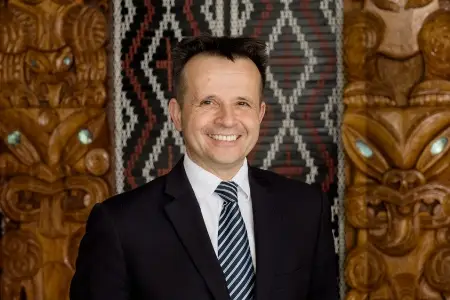A head shot of Vangelis Vitalis, Deputy Secretary Trade and Economic..
