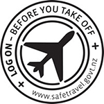 Safe travel logo. 