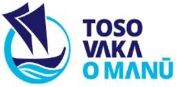 A graphic logo for Toso Vaka o Manū.