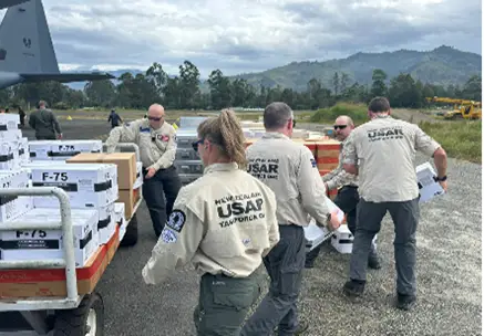 Enga landslide response.