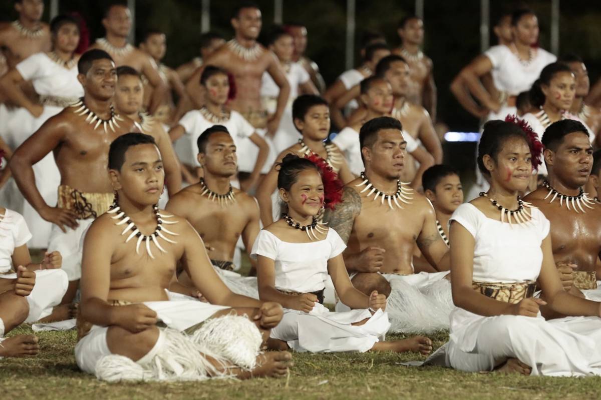 UN SIDS Conference opening ceremony, Samoa 2014. 