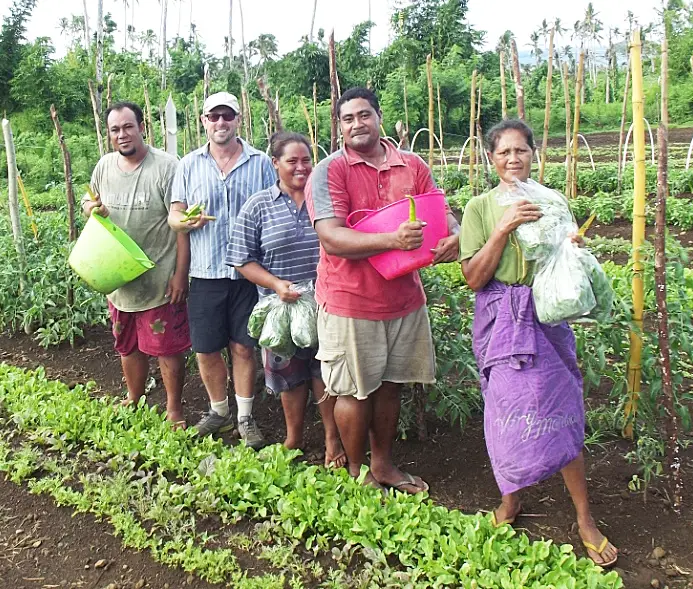 VSA volunteer Glenn Cant in Samoa.