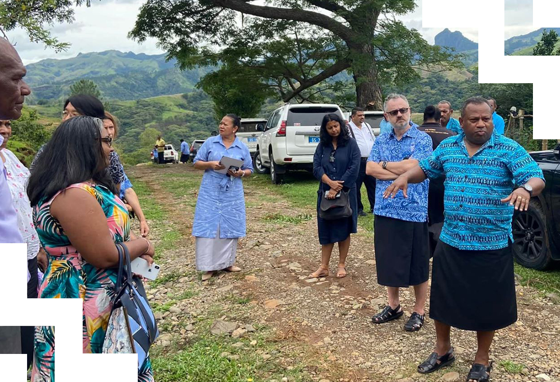 Vatawai access road monitoring visit. 