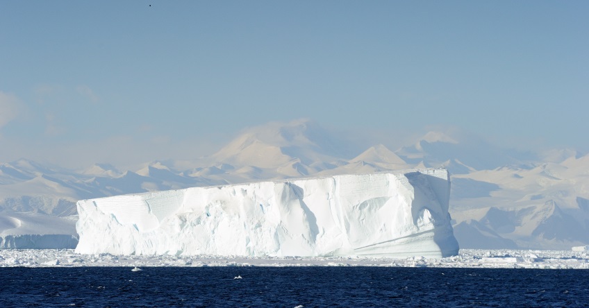 An image of an iceberg. 