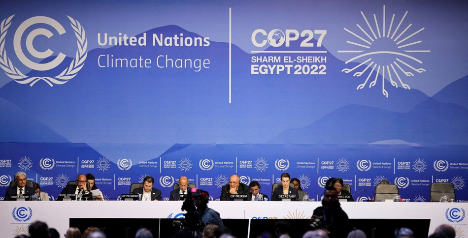Delegates at COP27. 