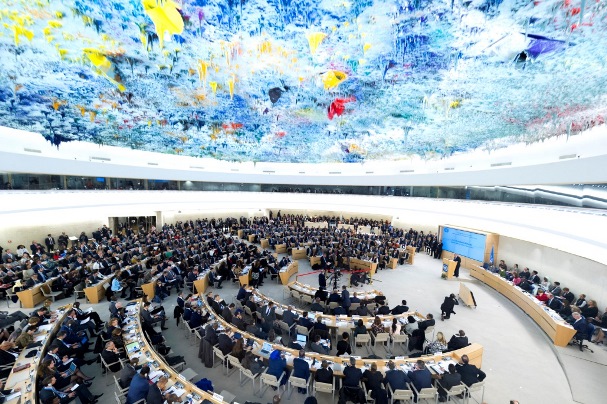 Room view of 40th session of Human Rights Council. 