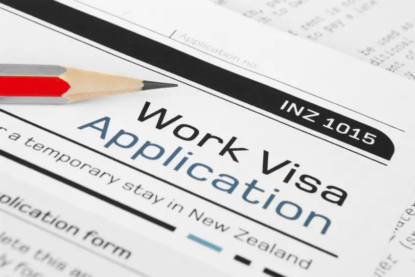 Work visa application.