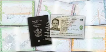 A New Zealand passport.