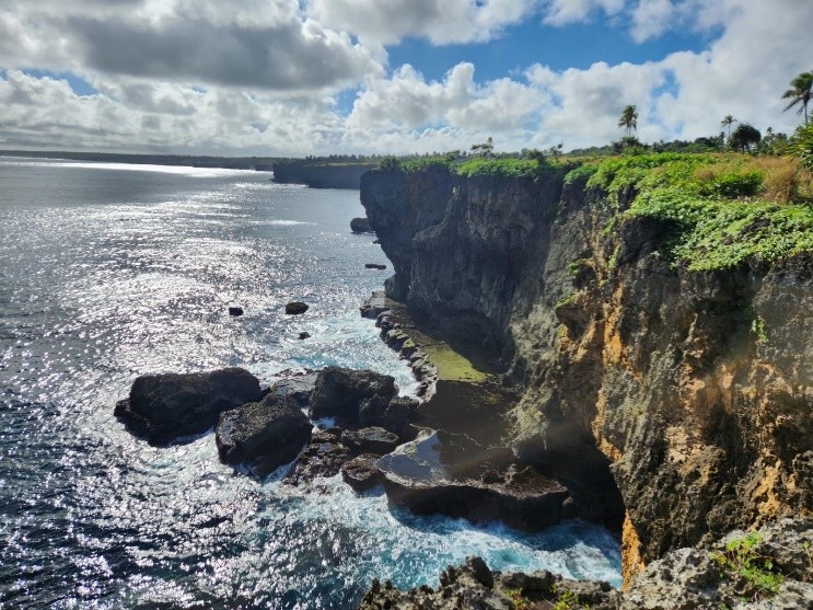 Sea view in Tonga.