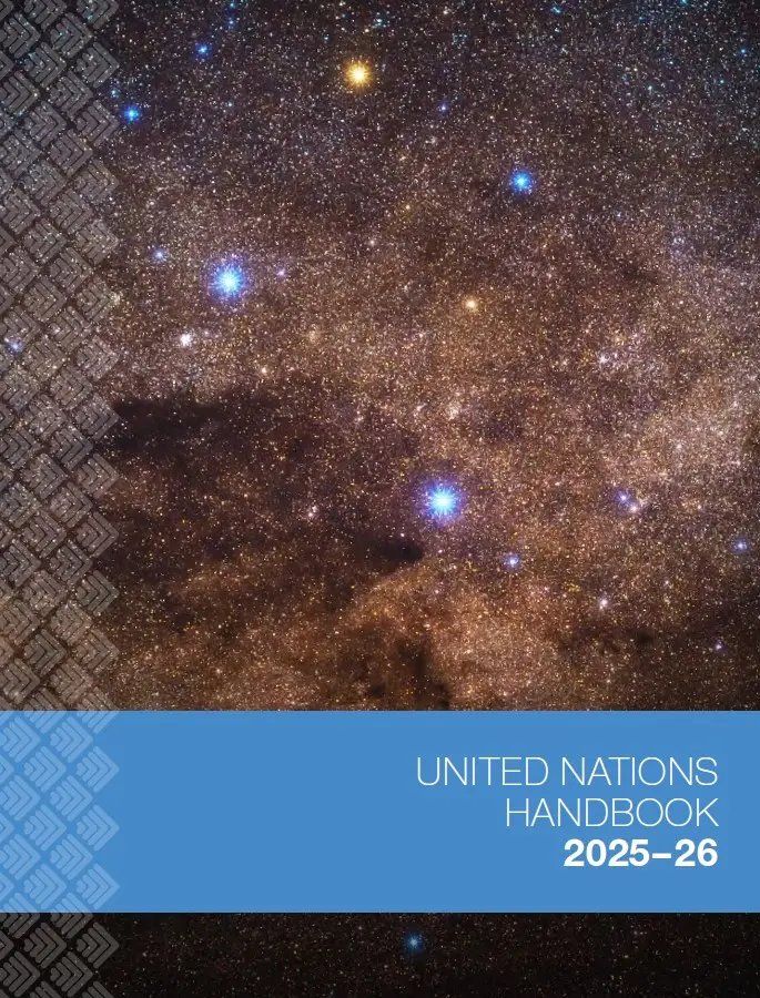 An image of the cover of the UN Handbook 2025-26. 