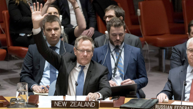 New Zealand’s Permanent Representative Gerard van Bohemen. 