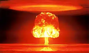 A nuclear explosion.