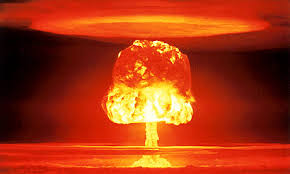 A nuclear explosion. 