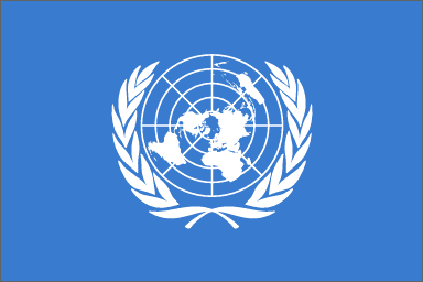 UN logo. 