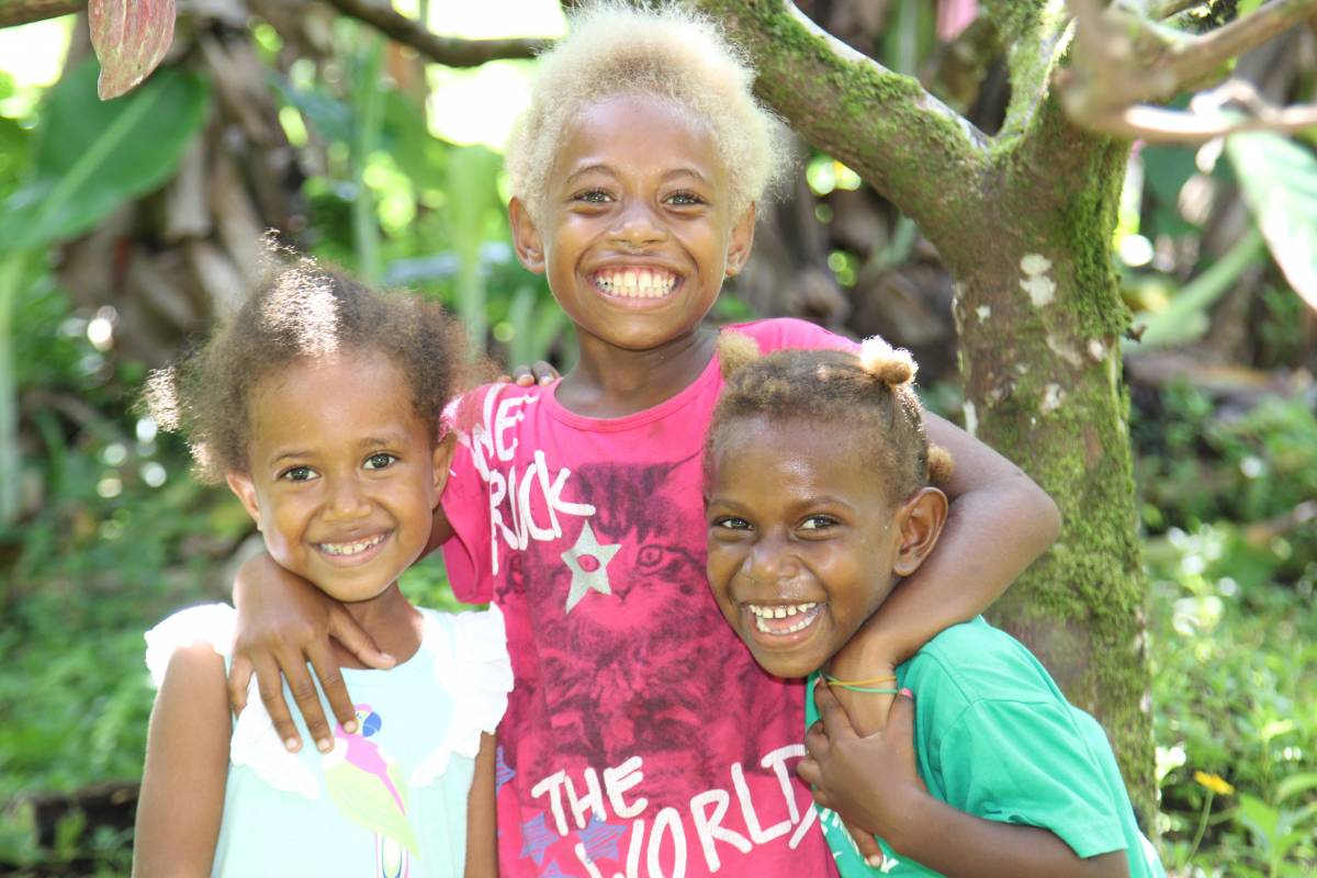 Three young girls. 